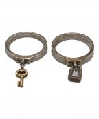 STAR JEWELRYスタージュエリー）の古着「2連 キーコンビ リング」｜シルバー