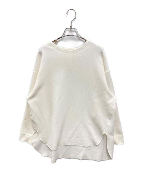 Whim Gazette（ウィムガゼット）Whim Gazette (ウィムガゼット) Vガゼット プルオーバー ホワイト サイズ:FREEの古着・服飾アイテム