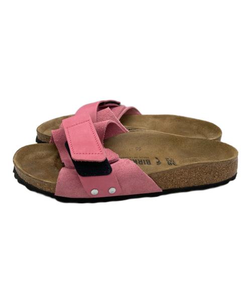 BIRKENSTOCK（ビルケンシュトック）BIRKENSTOCK (ビルケンシュトック) Oita サンダル ベージュ×ピンク サイズ:24.5cmの古着・服飾アイテム