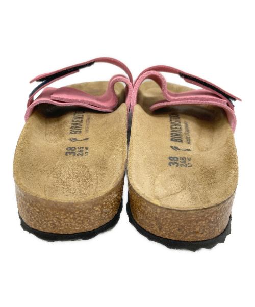 BIRKENSTOCK（ビルケンシュトック）BIRKENSTOCK (ビルケンシュトック) Oita サンダル ベージュ×ピンク サイズ:24.5cmの古着・服飾アイテム