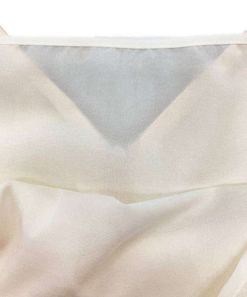 Kaene（カエン）kaene (カエン) サテンリボンドレス アイボリー サイズ:34の古着・服飾アイテム