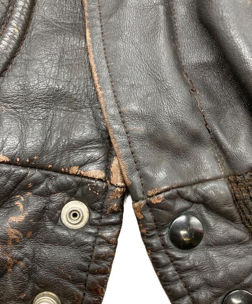 cooper（クーパー）cooper (クーパー) 【古着】レザージャケット ブラウン サイズ:44の古着・服飾アイテム