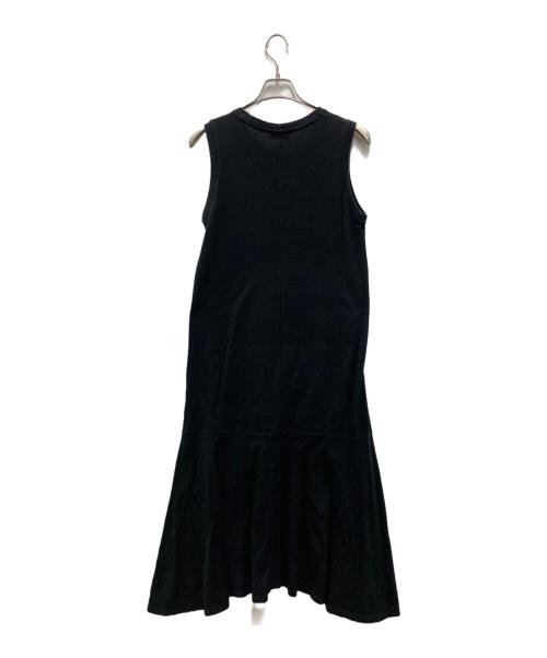 LACOSTE（ラコステ）LACOSTE (ラコステ) B:MING by BEAMS (ビーミングバイビームス) 別注鹿の子ノースリーブワンピース ブラック サイズ:SIZE 36の古着・服飾アイテム