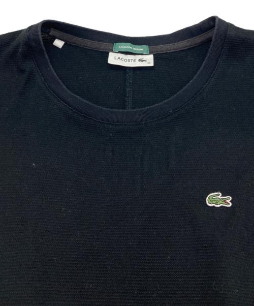 LACOSTE（ラコステ）LACOSTE (ラコステ) B:MING by BEAMS (ビーミングバイビームス) 別注鹿の子ノースリーブワンピース ブラック サイズ:SIZE 36の古着・服飾アイテム
