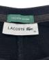 中古・古着 LACOSTE (ラコステ) B:MING by BEAMS (ビーミングバイビームス) 別注鹿の子ノースリーブワンピース ブラック サイズ:SIZE 36：7000円