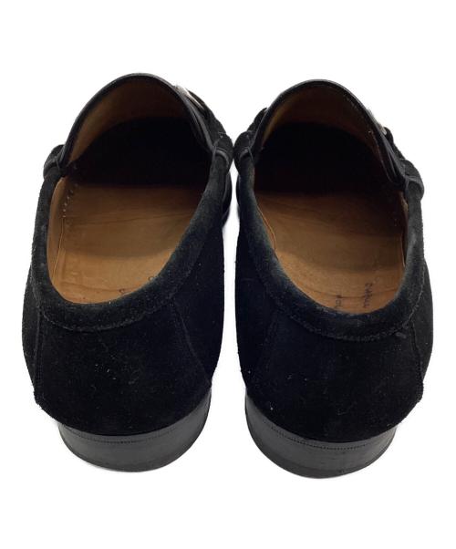 ENZO BONAFE（エンツォボナフェ）ENZO BONAFE (エンツォボナフェ) スエード Bit Loafer ブラック サイズ:7の古着・服飾アイテム