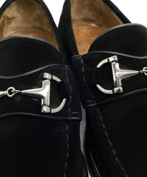 ENZO BONAFE（エンツォボナフェ）ENZO BONAFE (エンツォボナフェ) スエード Bit Loafer ブラック サイズ:7の古着・服飾アイテム