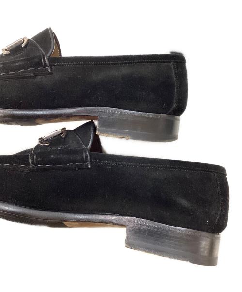 ENZO BONAFE（エンツォボナフェ）ENZO BONAFE (エンツォボナフェ) スエード Bit Loafer ブラック サイズ:7の古着・服飾アイテム