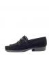 ENZO BONAFE (エンツォボナフェ) スエード Bit Loafer ブラック サイズ:7：35000円