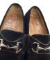 中古・古着 ENZO BONAFE (エンツォボナフェ) スエード Bit Loafer ブラック サイズ:7：35000円