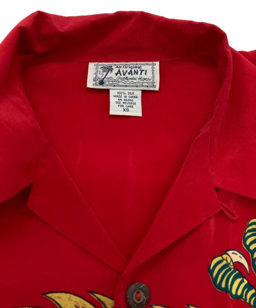 AVANTI（アヴァンティ）AVANTI (アヴァンティ) 【古着】アロハシャツ レッド サイズ:XSの古着・服飾アイテム