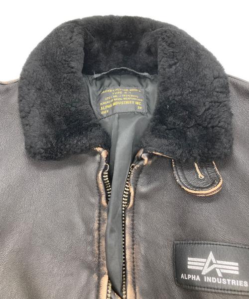 ALPHA（アルファ）ALPHA (アルファ) G-1 フライトジャケット ブラック サイズ:Ｍの古着・服飾アイテム
