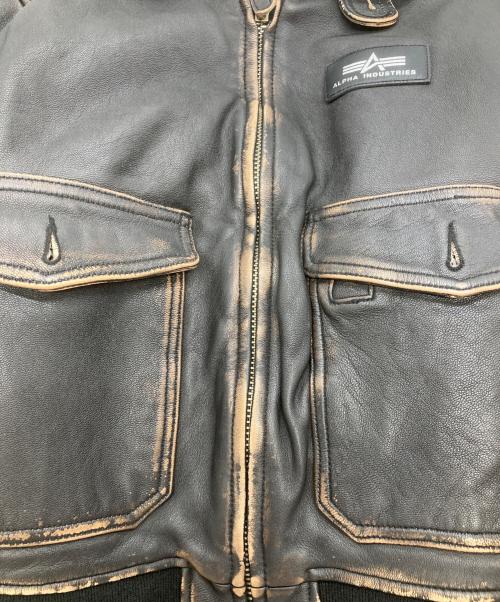 ALPHA（アルファ）ALPHA (アルファ) G-1 フライトジャケット ブラック サイズ:Ｍの古着・服飾アイテム