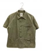BOWWOWバウワウ）の古着「PE P-41 HBT SS JK AGED」｜カーキ