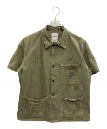 BOWWOW（バウワウ）の古着「PE P-41 HBT SS JK AGED」｜カーキ