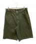 X-LARGE（エクストララージ）の古着「STITCHED LOGO DENIM SHORTS」｜グリーン