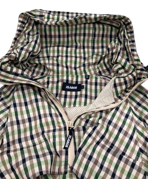 X-LARGE（エクストララージ）X-LARGE (エクストララージ) PULLOVER HOODED RAGLAN JACKET ベージュ サイズ:Lの古着・服飾アイテム