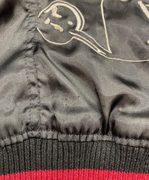 hysterics（ヒステリックス）hysterics (ヒステリックス) バイクガール刺繍スカジャン ブラック サイズ:FREEの古着・服飾アイテム