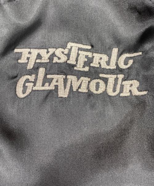 hysterics（ヒステリックス）hysterics (ヒステリックス) バイクガール刺繍スカジャン ブラック サイズ:FREEの古着・服飾アイテム