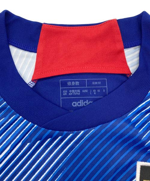 adidas（アディダス）adidas (アディダス) 日本代表ユニフォームゲームシャツ ブルー サイズ:Lの古着・服飾アイテム