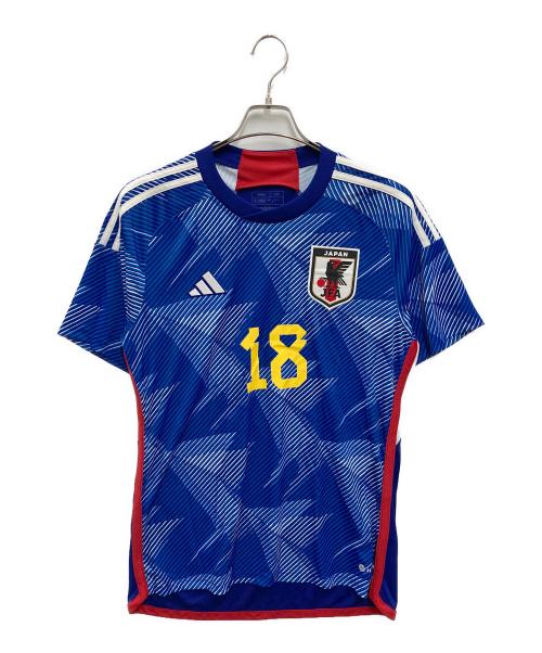 adidas（アディダス）adidas (アディダス) 日本代表ユニフォームゲームシャツ ブルー サイズ:XLの古着・服飾アイテム
