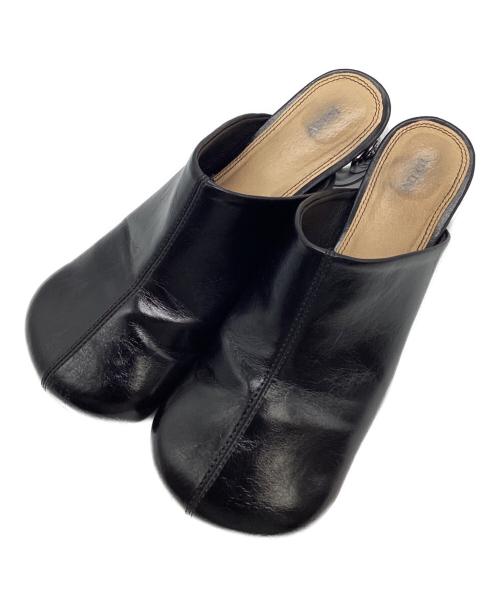 Ameri（アメリ）Ameri (アメリ) OVAL MOTIF VOLUME MULE ブラック サイズ:Mの古着・服飾アイテム