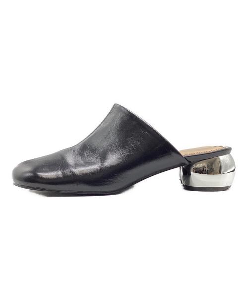 Ameri（アメリ）Ameri (アメリ) OVAL MOTIF VOLUME MULE ブラック サイズ:Mの古着・服飾アイテム
