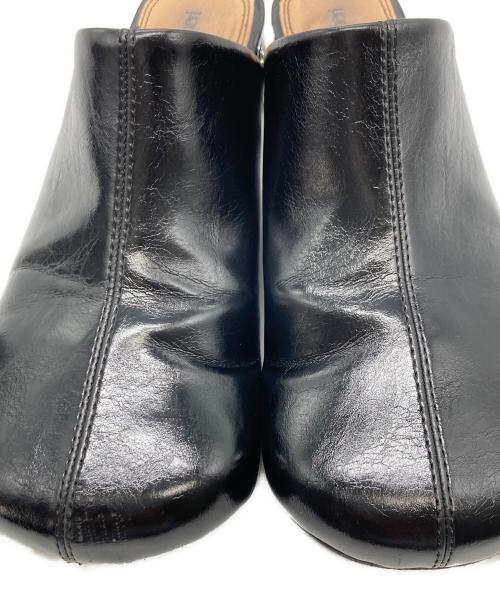 Ameri（アメリ）Ameri (アメリ) OVAL MOTIF VOLUME MULE ブラック サイズ:Mの古着・服飾アイテム