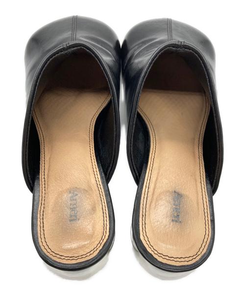 Ameri（アメリ）Ameri (アメリ) OVAL MOTIF VOLUME MULE ブラック サイズ:Mの古着・服飾アイテム