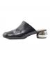 Ameri (アメリ) OVAL MOTIF VOLUME MULE ブラック サイズ:M：8000円
