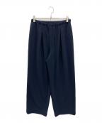 theoryセオリー）の古着「Admiral Crepe Pleated Pant」｜ネイビー