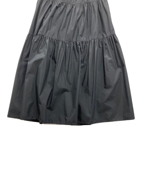 theory（セオリー）theory (セオリー) Tech Lawn Tier Maxi SKT ブラック サイズ:Sの古着・服飾アイテム