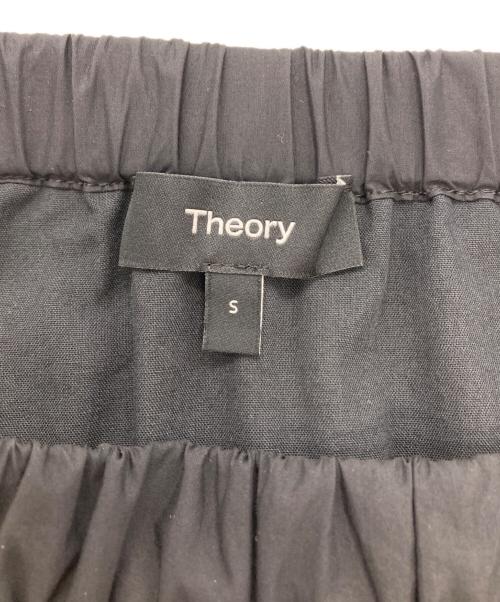 theory（セオリー）theory (セオリー) Tech Lawn Tier Maxi SKT ブラック サイズ:Sの古着・服飾アイテム