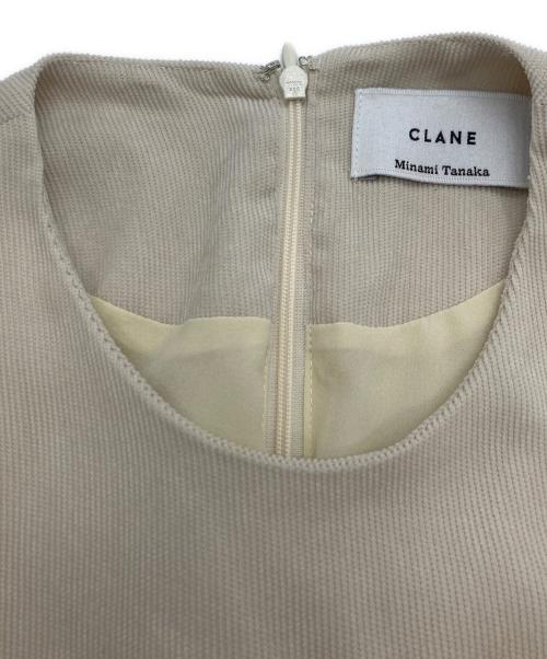 CLANE（クラネ）CLANE (クラネ) MINAMI TANAKA (ミナミ タナカ) スクエアスリーブオールインワン アイボリーの古着・服飾アイテム