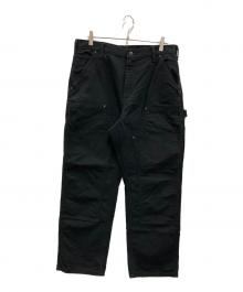 CarHartt（カーハート）の古着「Double Front Washed Duck Work Pants」｜ブラック