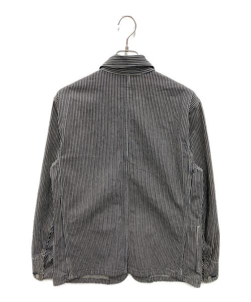 KOJIMA GENES（コジマジーンズ）KOJIMA GENES (コジマジーンズ) ヒッコリーベーシックカバーオール インディゴ サイズ:Lの古着・服飾アイテム