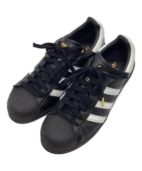 adidas（アディダス）adidas (アディダス) SUPERSTAR ブラック×ホワイト サイズ:25の古着・服飾アイテム