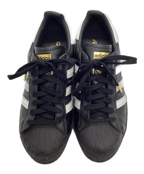 adidas（アディダス）adidas (アディダス) SUPERSTAR ブラック×ホワイト サイズ:25の古着・服飾アイテム