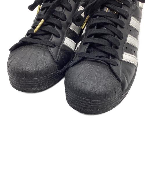 adidas（アディダス）adidas (アディダス) SUPERSTAR ブラック×ホワイト サイズ:25の古着・服飾アイテム