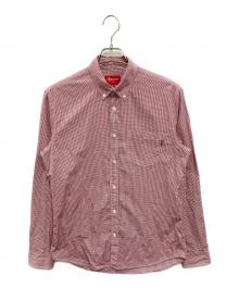 SUPREME（シュプリーム）の古着「ギンガムチェックシャツ」｜レッド