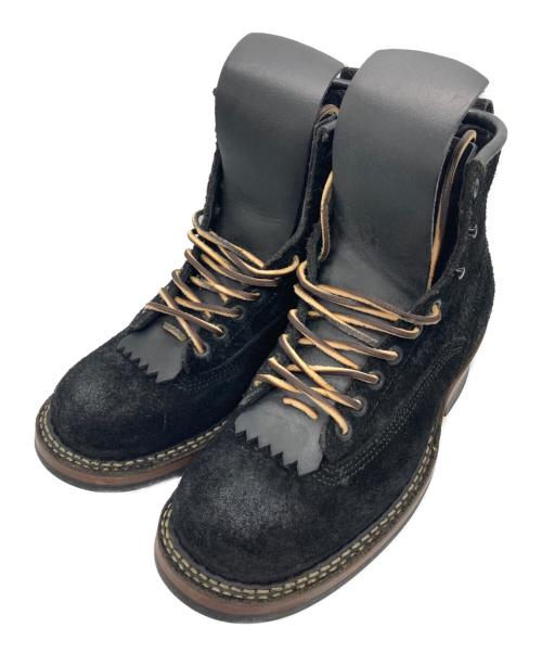 WHITE'S BOOTS（ホワイツブーツ）WHITE'S BOOTS (ホワイツブーツ) ラフアウトスウェードSMOKE JUMPER ブラック サイズ:7 1/2Eの古着・服飾アイテム