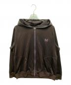 Needlesニードルズ）の古着「Zipped Hoody - C/PE Bright Jersey」｜パープル