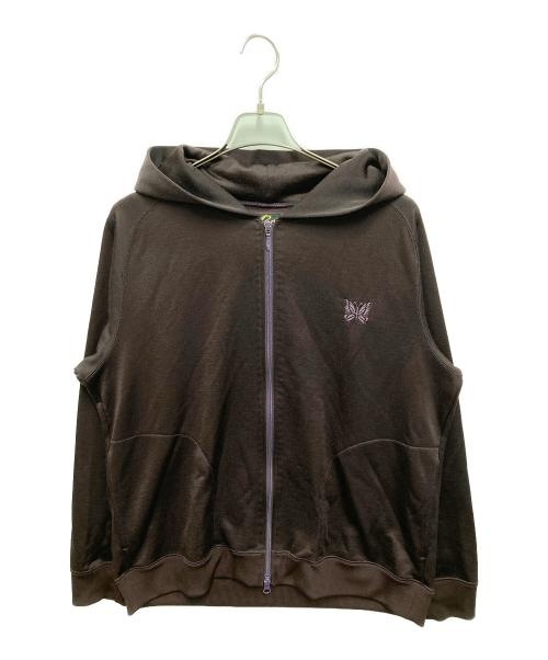 Needles（ニードルズ）Needles (ニードルズ) Zipped Hoody - C/PE Bright Jersey パープル サイズ:Mの古着・服飾アイテム