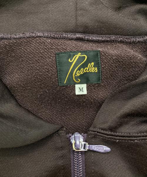 Needles（ニードルズ）Needles (ニードルズ) Zipped Hoody - C/PE Bright Jersey パープル サイズ:Mの古着・服飾アイテム