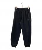 DIESELディーゼル）の古着「ロゴスウェットパンツ」｜ブラック