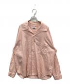ARMY TWILLアーミーツイル）の古着「Cotton Linen Utility sh」｜ピンク