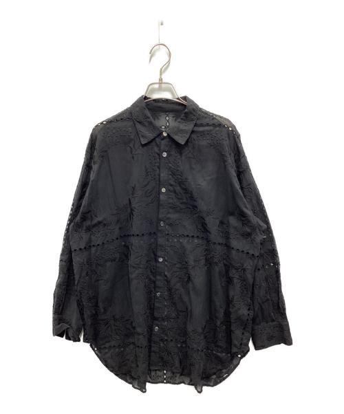 JOURNAL STANDARD（ジャーナルスタンダード）JOURNAL STANDARD (ジャーナルスタンダード) TOLIGHT (トライト) レースシャツ ブラック サイズ:FREEの古着・服飾アイテム