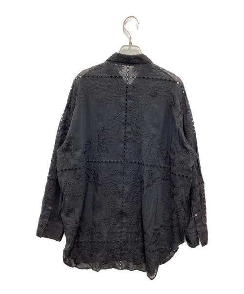 JOURNAL STANDARD（ジャーナルスタンダード）JOURNAL STANDARD (ジャーナルスタンダード) TOLIGHT (トライト) レースシャツ ブラック サイズ:FREEの古着・服飾アイテム