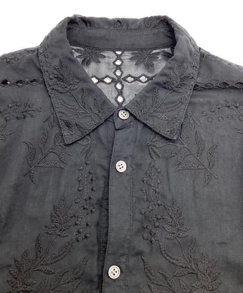 JOURNAL STANDARD（ジャーナルスタンダード）JOURNAL STANDARD (ジャーナルスタンダード) TOLIGHT (トライト) レースシャツ ブラック サイズ:FREEの古着・服飾アイテム