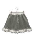 rosy monsterロージーモンスター）の古着「hem frill skirt」｜グレー